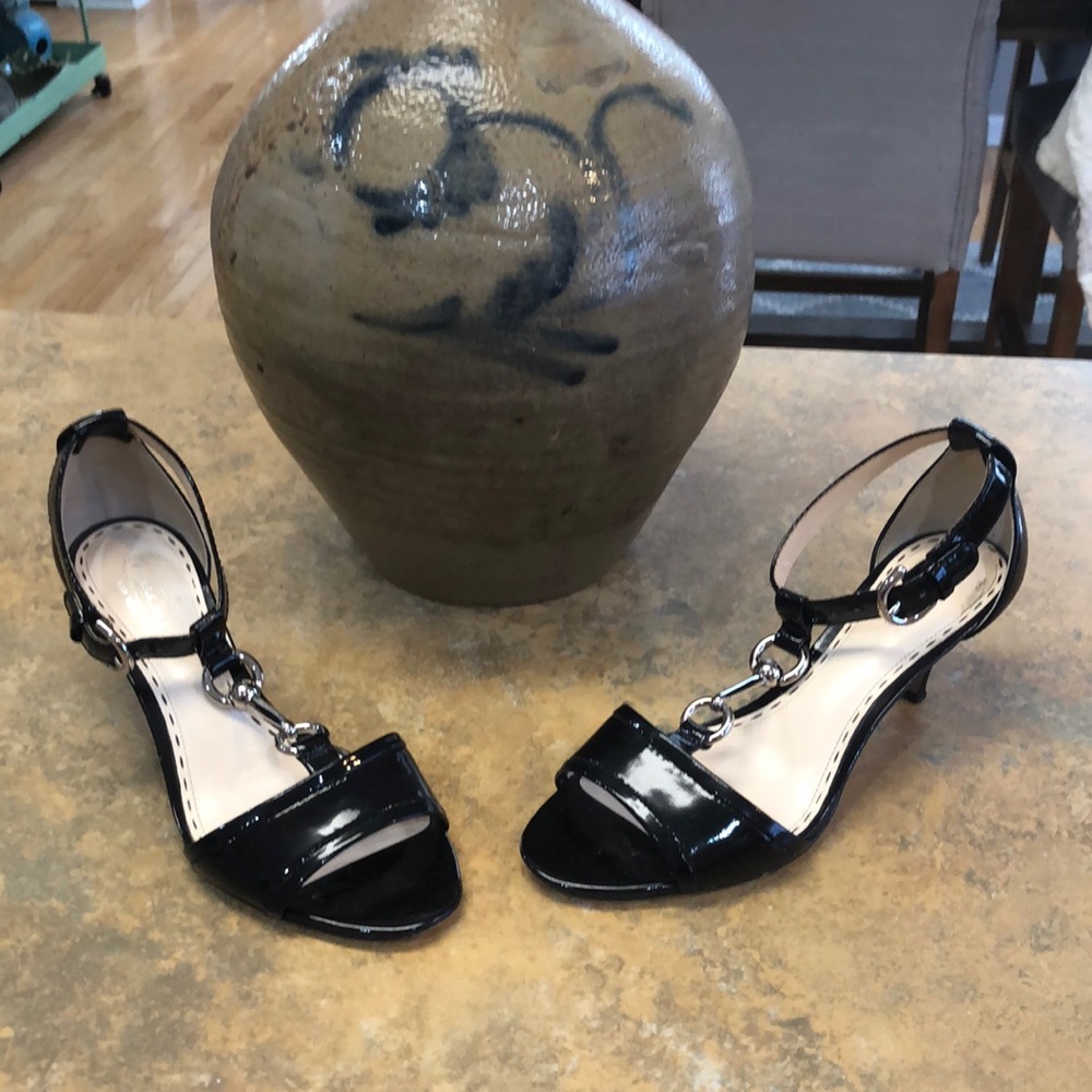 Coach Black Slingbacks Sandals